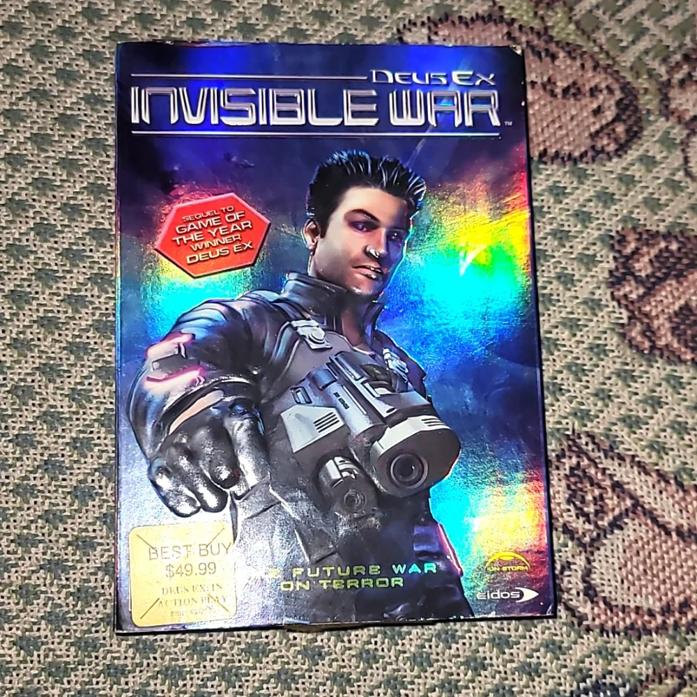 Deusex Invisible War PC CD Rom rated mature Action Play 🔫